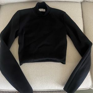 Babaton by Aritzia contour mock neck long sleeve (size XS)